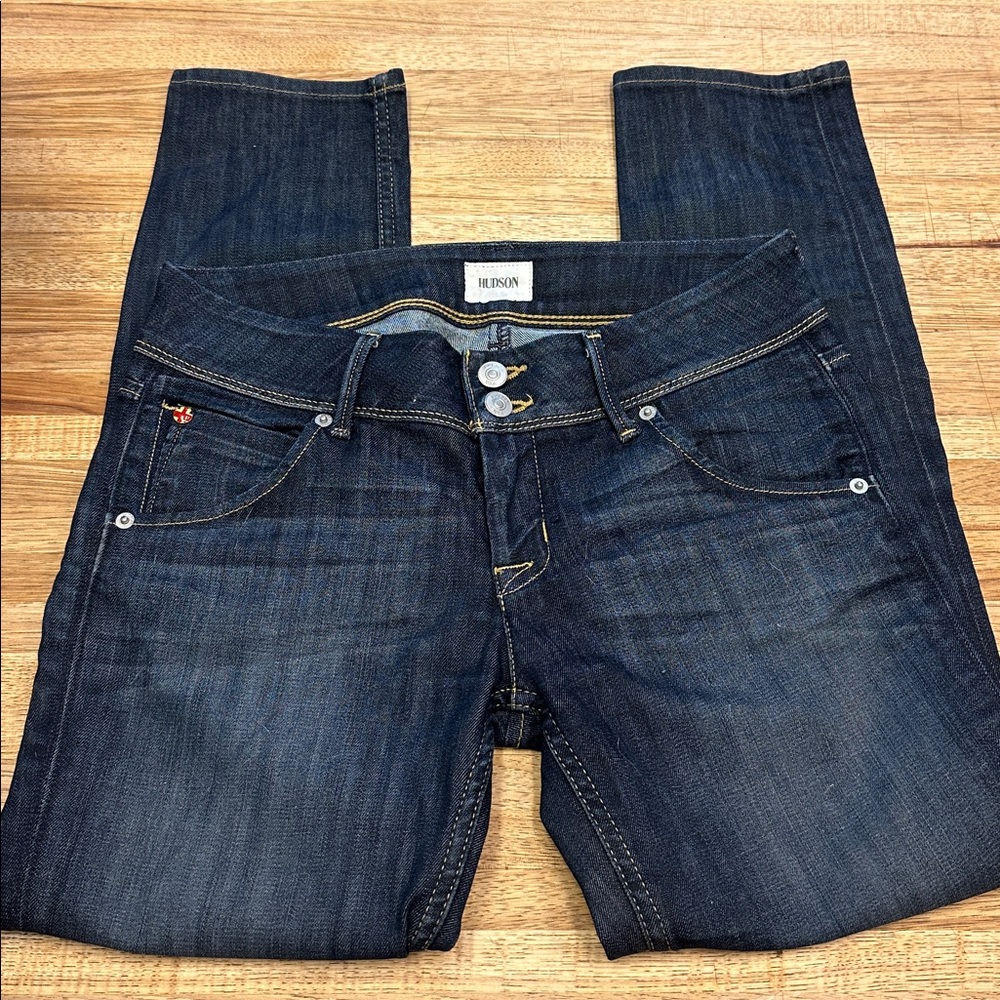Hudson Colon Flap Skinny Crop Jeans, 2/26